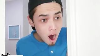 Pervy Son Gets In Trouble For Spying On His Hot MILF Stepmom